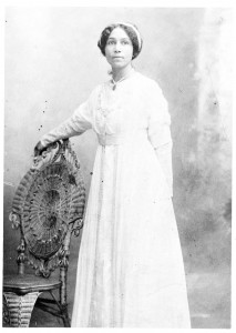 Anne_Bethel_Spencer_in_her_wedding_dress