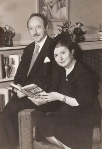 Audrey Wurdemann with Joseph Auslander, date unknown.