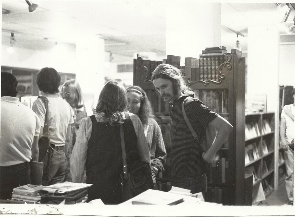 Lynn Dreyer and P. Inman at Folio Books, Washington, DC, 1970s. Photo by Jesse Winch.